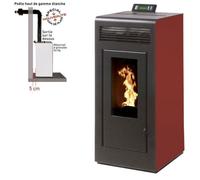 Poêle à granulés INTERSTOVES Marina 13 Étanche Concentrique