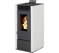 Poêle à granules Interstoves MARINA 14 Etanche Canalisable - Blanc G