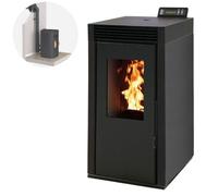 Poêle à granules INTERSTOVES Marina 8 étanche Pack ventouse
