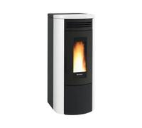 Poêle à granulés La Nordica Extraflame Costanza Idro 5.0 | 16 kW hydro acier blanc