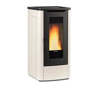 Poêle à granulés La Nordica Extraflame Dahiana 5.0 Evo 10 kW Verkleidung Stahl Elfenbein
