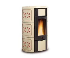 Poêle à granulés La Nordica Extraflame Iside Idro H15 | 18,1 kW Hydro Majolique améthyste
