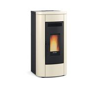 Poêle à granulés La Nordica Extraflame Klaudia Plus 5.0 | 8 kW acier blanc