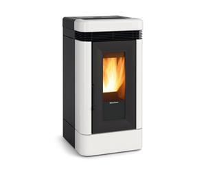 Poêle à granulés La Nordica Extraflame Lucia 12,1 kW Majolique blanc