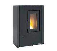 Poêle à granulés La Nordica Extraflame Luisella 5.0 Maxi 7 kW Stahl Grigio Grafite