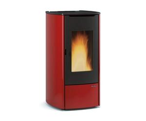 Poêle à granulés La Nordica Extraflame Marina Idro H11 | 14,8 kW Hydro Revêtement acier Bordeaux
