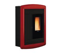 Poêle à granulés La Nordica Extraflame Souvenir Plus Lux 5.0 | 10 kW Revêtement acier Bordeaux