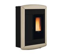 Poêle à granulés La Nordica Extraflame Souvenir Plus Lux 5.0 | 10 kW Revêtement en acier tortora