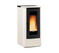 Poêle à granulés La Nordica Extraflame Teorema 10 kW revêtement en acier Ivoire