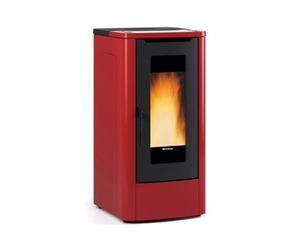 Poêle à granulés La Nordica Extraflame Teorema Plus 5.0 | 12 kW acier bordeaux