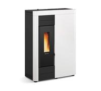Poêle à granulés La Nordica Extraflame Virna Idro.16 | 14,5 kW Hydro acier blanc