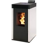 Poêle à granulés étanche MARINA - 6 KW - Blanc