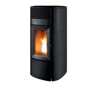 Poêle à granulés MCZ CLUB Comfort Air 12 M3 11,9 kW céramique noir mat
