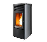 Poêle à granulés MCZ EGO Comfort Air 10 UP! M3 10 kW acier argent