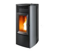 Poêle à granulés MCZ EGO Hydro Matic 8 M3 8 kW acier argent