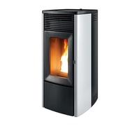 Poêle à granulés MCZ EGO Hydro Matic 8 M3 8 kW acier blanc