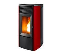 Poêle à granulés MCZ EGO Hydro Matic 8 M3 8 kW acier bordeaux