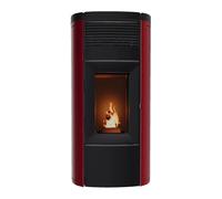 Poêle à granulés MCZ MUSA Hydromatic 18 M2+ 17,7 kW acier bordeaux