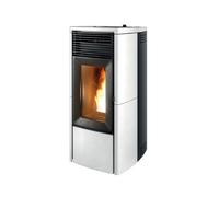 Poêle à granulés MCZ STAR Comfort Air 10 M3 10 kW céramique blanche