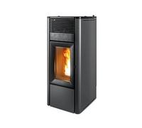 Poêle à granulés MCZ TEIA Comfort Air 10 S2 10 kW acier noir