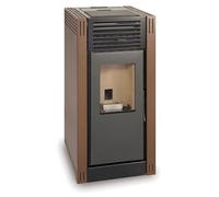 Poêle à granulés et pellets Escalor Poêle à granulés NAREL 8kW marron vintage