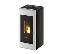 Poêle à granulés - One 7 - 7 kW - Blanc - étanche, Wi‑Fi & Silent System - A+