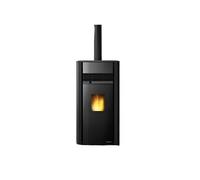 Poêle à granulés Palazzetti Ecofire Aurora US Pro 2 | 9 kW Revêtement en acier noir