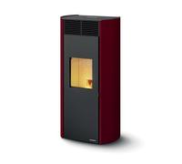 Poêle à granulés Palazzetti Ecofire Clelia TC Pro 2 | 9 kW Revêtement en acier rouge/bordeaux