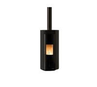 Poêle à granulés Palazzetti Ecofire Emily TC US 6 kW Revêtement en acier noir