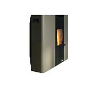 Poêle à granulés Palazzetti Ecofire Scarlet TC 9 kW Stahl Taubengrauer