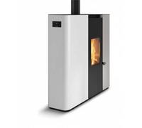 Poêle à granulés Palazzetti Ecofire Scarlet TC US 9 kW acier blanc