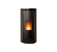 Poêle à granulés Palazzetti Ecofire Vivi TC 6 kW Stahl Mokka