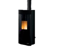 Poêle à granulés Palazzetti Ecofire Vivienne 12 US Pro 2 | 12 kW Revêtement en acier noir
