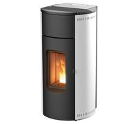 Poêle à granulés RED Kunal Air 8 S1 8 kW acier blanc