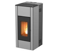 Poêle à granulés RED Ren Air 6 S1 6,3 kW acier argent