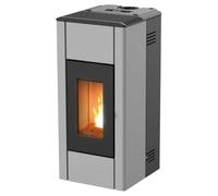 Poêle à granulés RED Ren Air 8 XUP! S1 8 kW acier argent