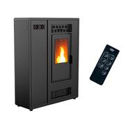 Poêle à granulés - SANNOVER - Astral Slim - 12,2 kW - Autonomie 20h - Énergie A+