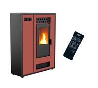 Poêle à granulés Air Slim Astral 12,2 kW Bordeaux Sannover Bordeaux