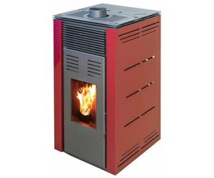 Poêle à granulés sans électricité modèle Nature Style 8 kW - Poêle à granulés sans courant - Fonctionne sans raccordement électrique (Bordeaux)