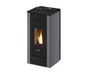 Poêle à granulés - Sharp 7 Titanium - 7 kW - Blanc/Titanium - étanche, Wi‑Fi & Silent System - A+