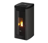 Poêle à granulés - Steel 9 Bi‑Flux - 8,5 kW - Anthracite - étanche, Wi‑Fi & Silent System - A+