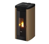Poêle à granulés - Steel 9 Bi‑Flux - 8,5 kW - Light Bronze - étanche, Wi‑Fi & Silent System - A+
