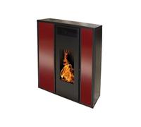 Poêle à Granulés 10Kw Etanche Interstoves Tessa Noir