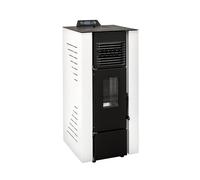 Poêle à Granulés Ventouse 12 Kw Canada - Blanc