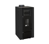 Poêle à Granulés Ventouse 12 Kw Canada - Noir