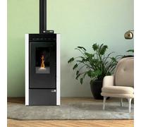 Poêle à granulés Vittoria plus étanche Blanc 14 kW