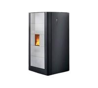 Poêle à granulés Wodtke ivo.smart water+ 8/9/13 kW hydro 8 kW, Verre Blanc