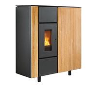 Poêle à granulés Wodtke ixbase air+ 6 kW Avec eReserve, Pierre Sable