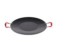 Poêle à gril coréenne, gril sur de cuisson - Grille pour cuisinière de camping avec poêle coréenne - Grille coréenne, de barbecue avec poignée en silicone, poêle ronde pour campe