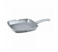 Poêle a Grill 28cm tous feux dont induction Basel Premium Collection Gris Swiss Haus SH-BGP28S